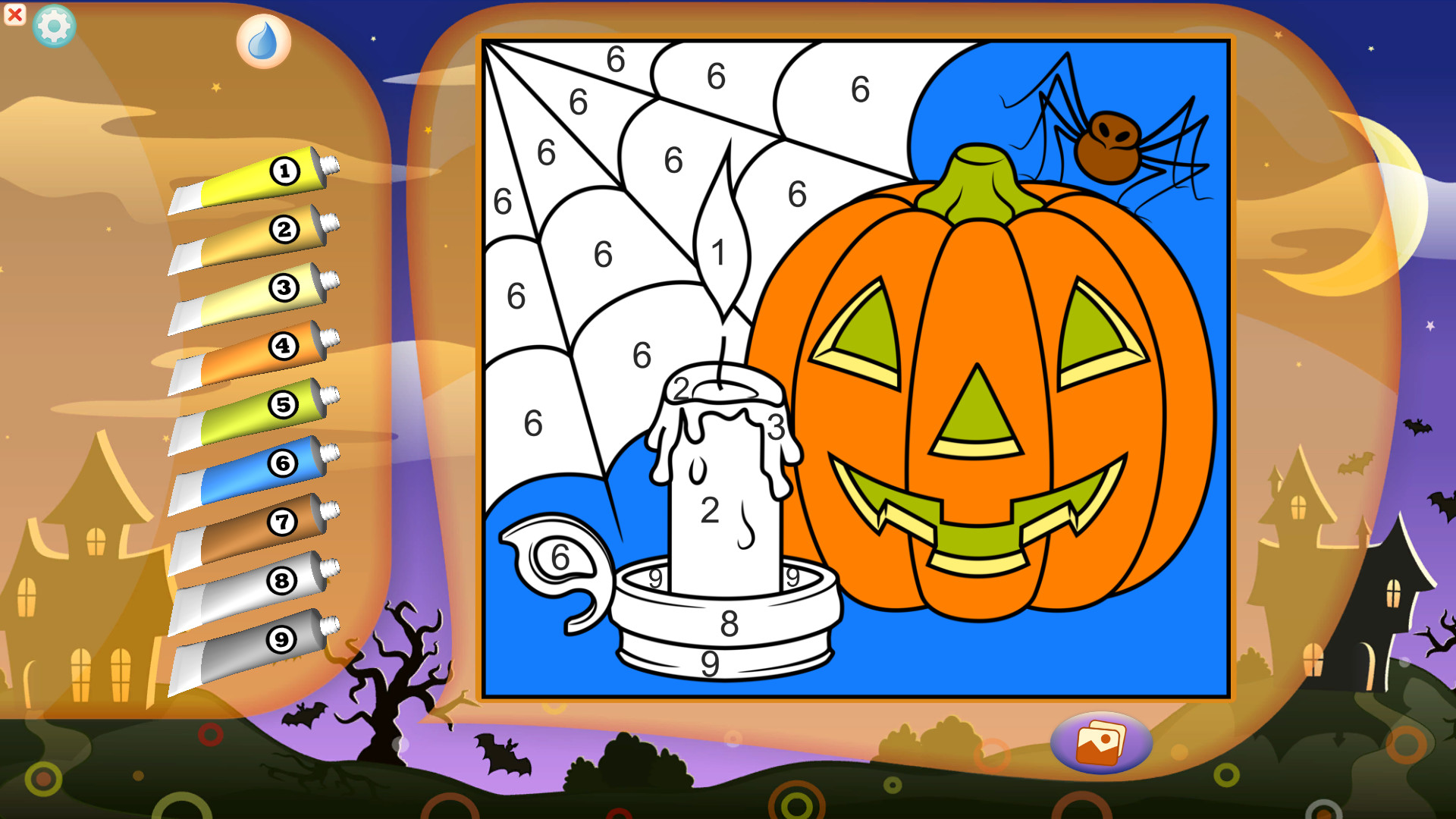Color by Numbers - Halloween Free Download