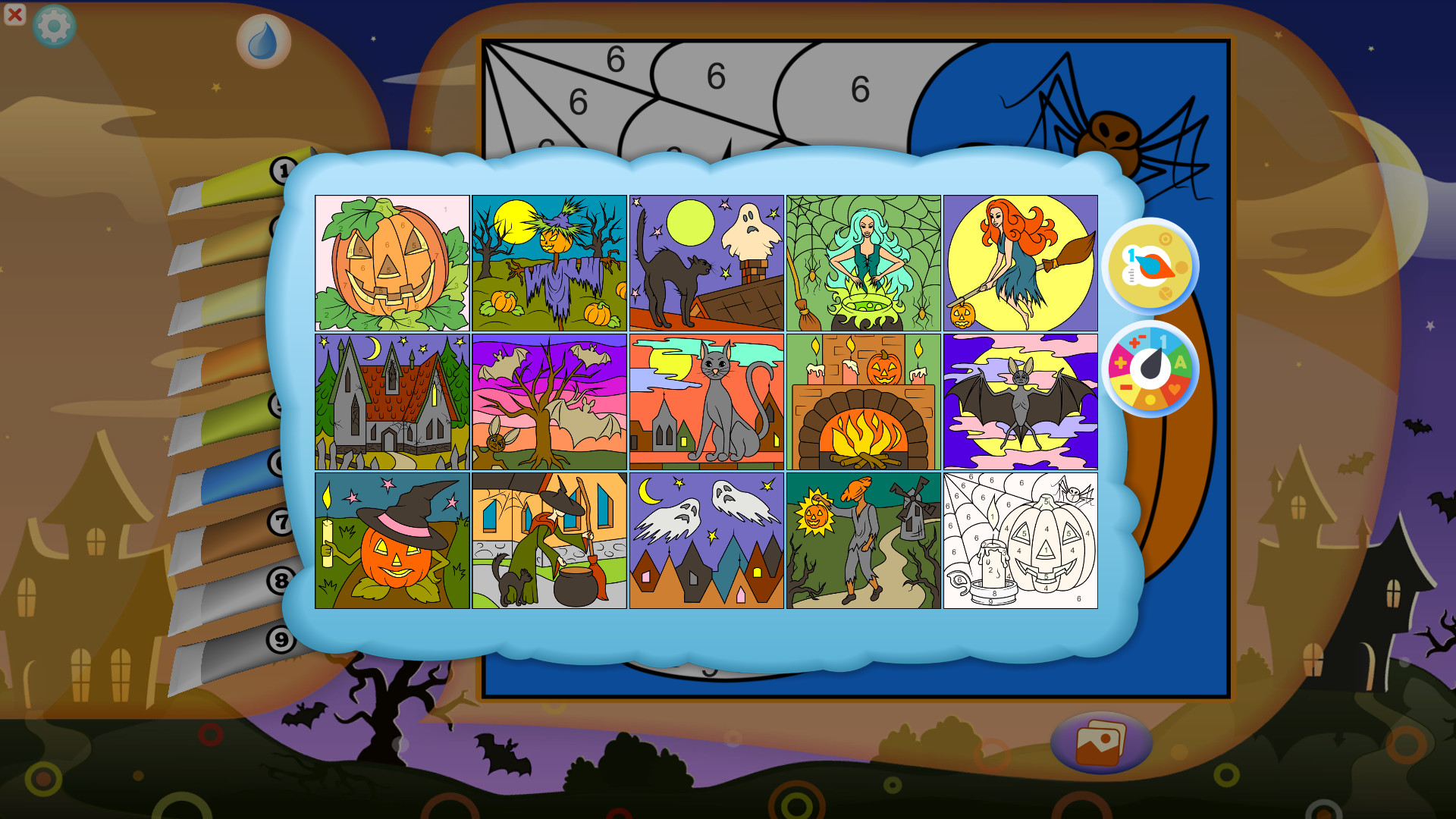 Color by Numbers - Halloween Free Download