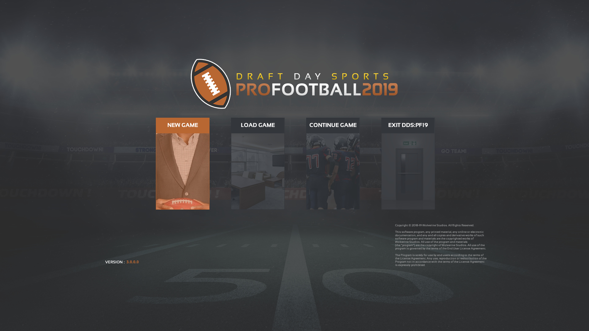 Draft Day Sports: Pro Football 2019 Free Download