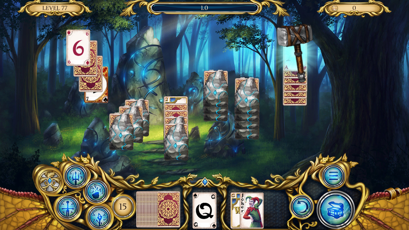 Solitaire. Dragon Light Free Download