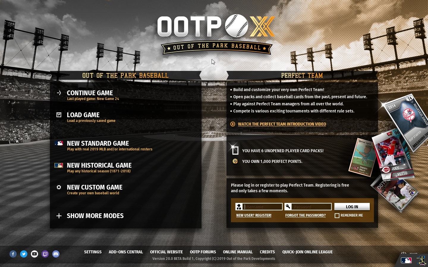 Out of the Park Baseball 20 Free Download