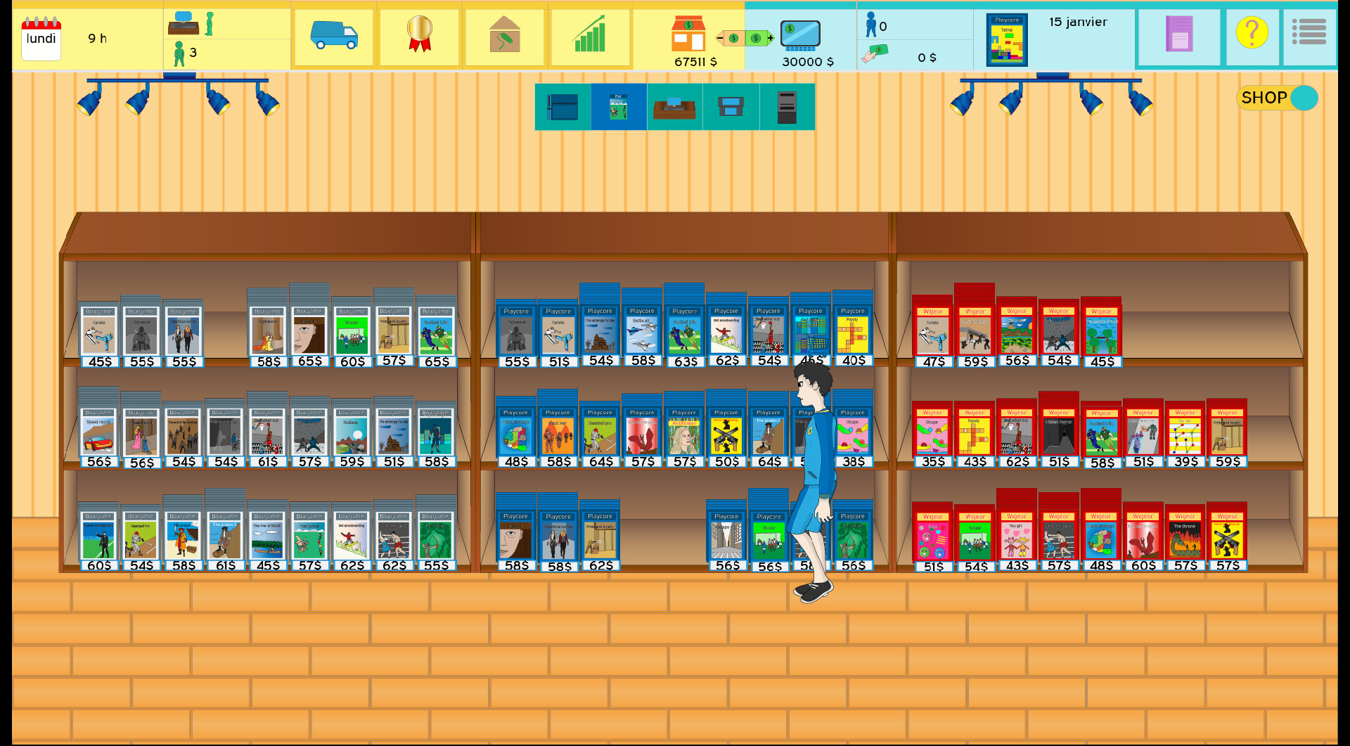Shop Manager : Video Game Tycoon Free Download