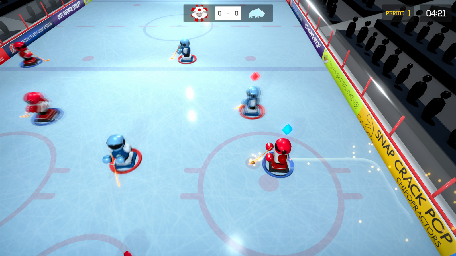 3 on 3 Super Robot Hockey Free Download