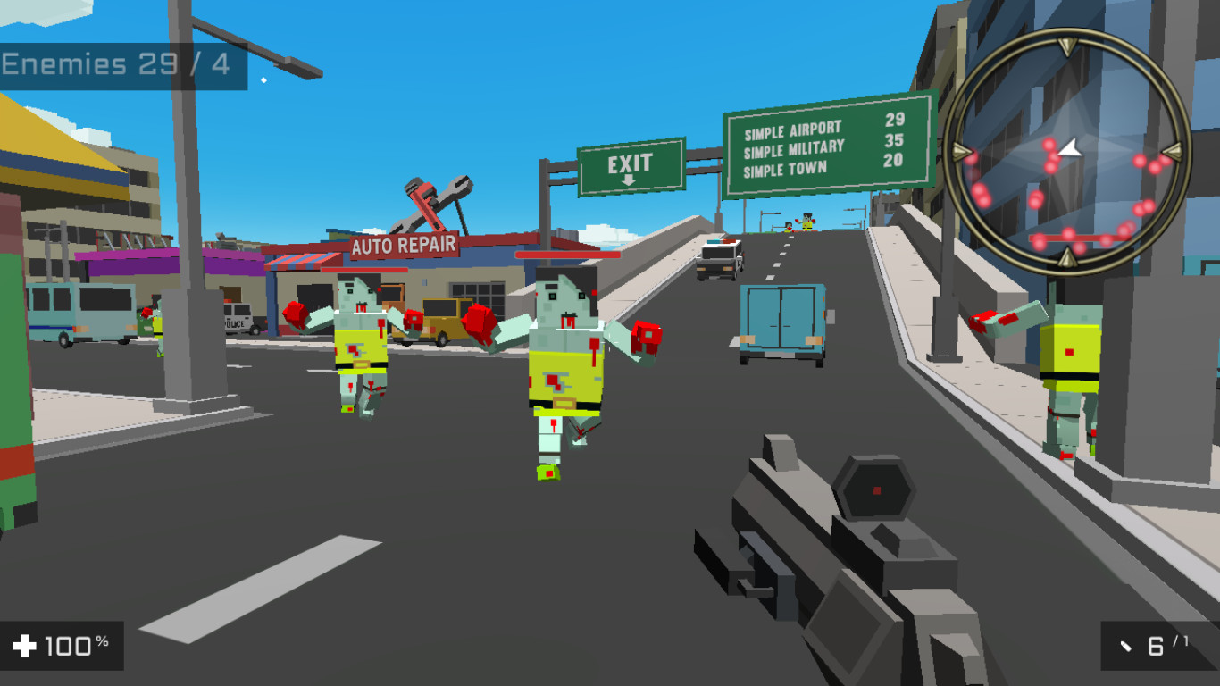 Square Head Zombies 2 - FPS Game Free Download
