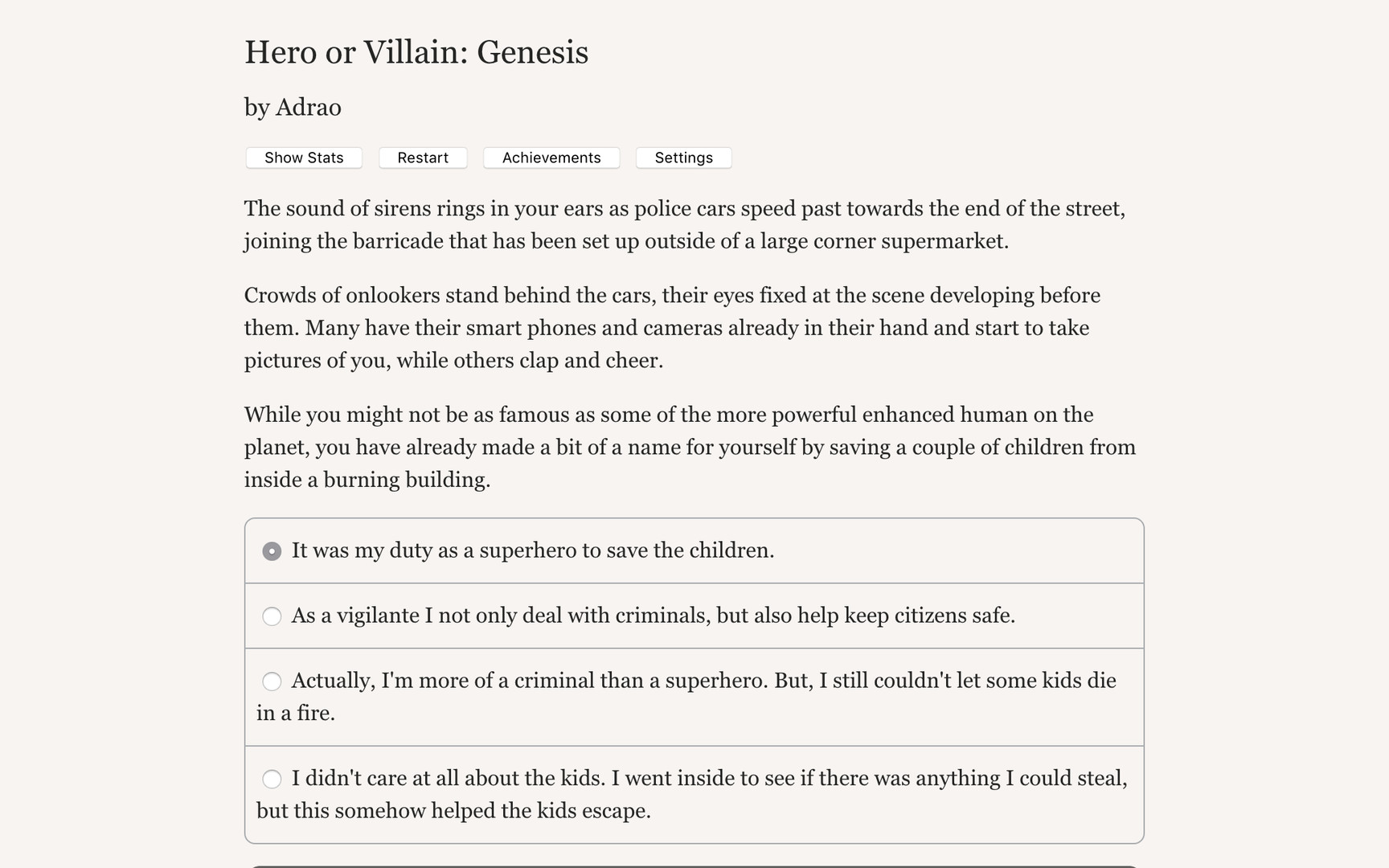 Hero or Villain: Genesis Free Download