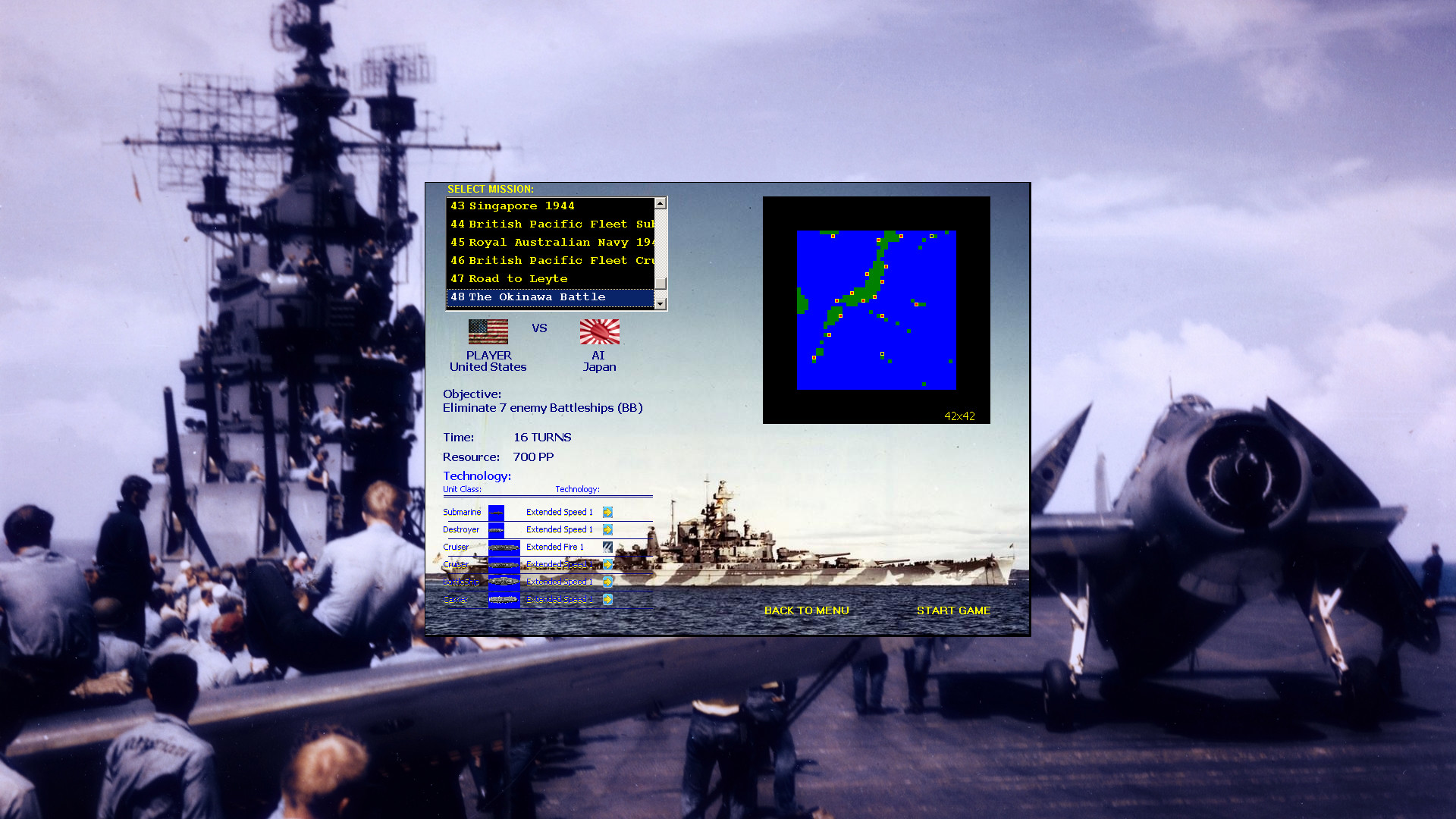 Battleships and Carriers - Pacific War Free Download