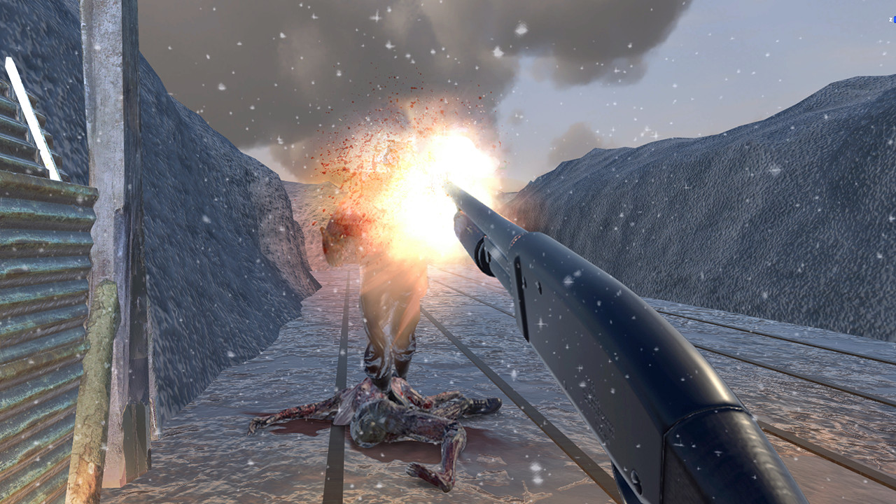 World War 2 Winter Gun Range VR Simulator Free Download