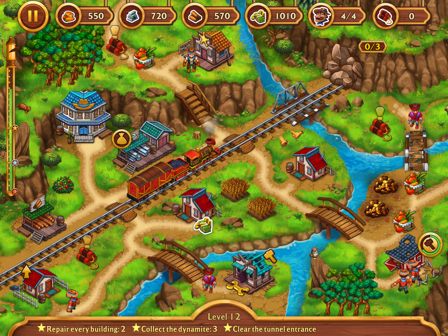 play golden rails game gamehouse