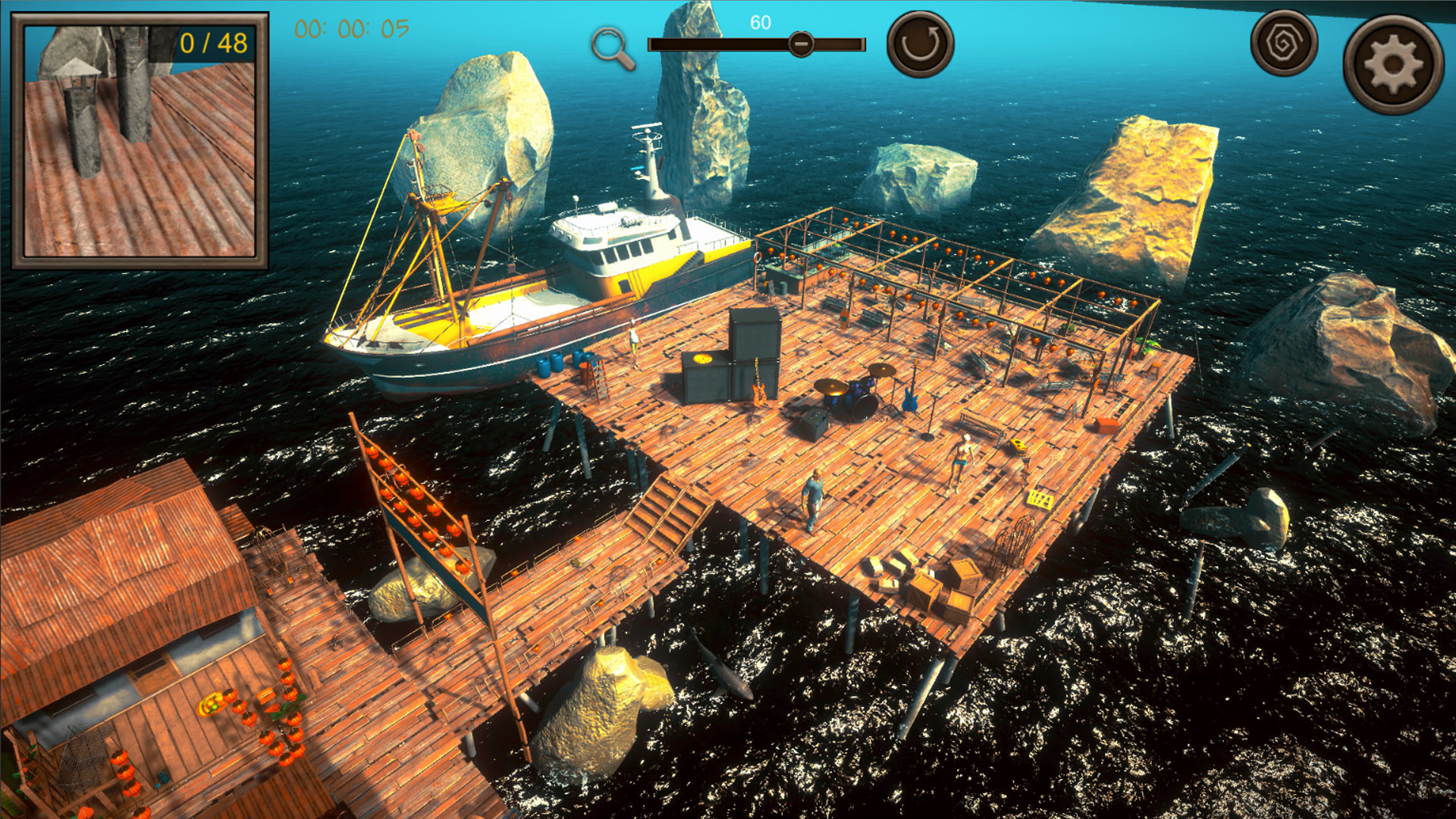 Hidden Floating City Top-Down 3D Free Download