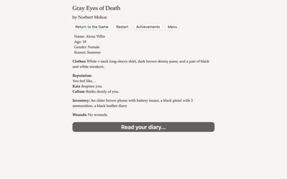 Grey Eyes of Death Free Download