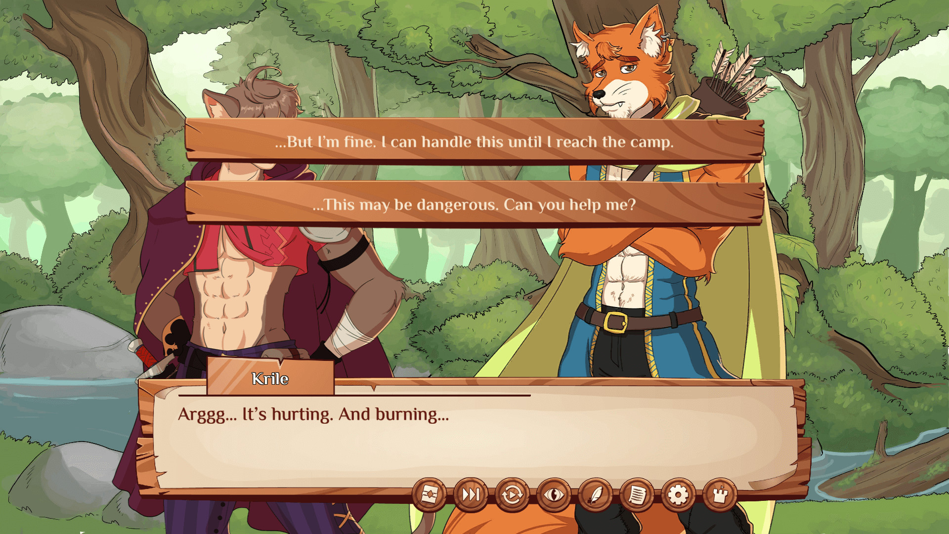 Burrow of the Fallen Bear: A Gay Furry Visual Novel Free Download