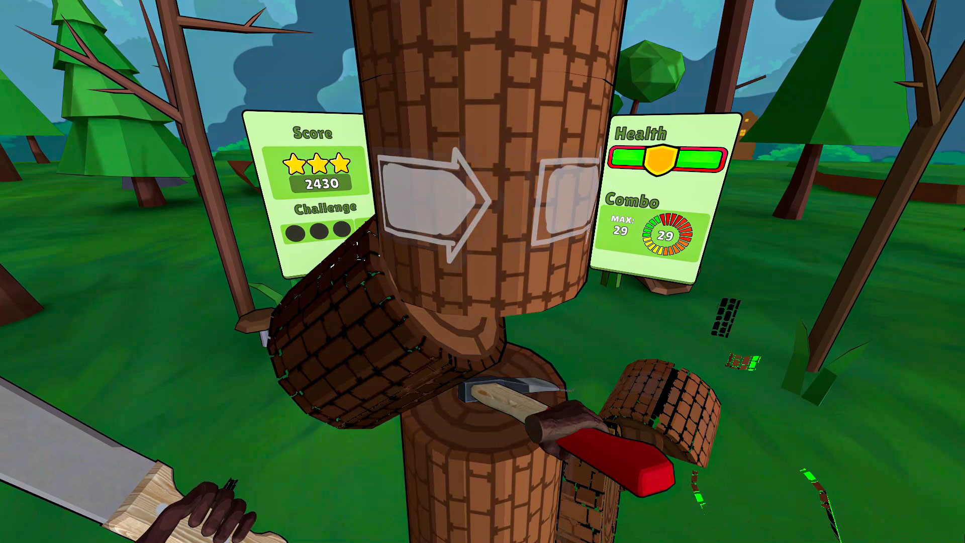 Timberman VR - grab an axe, chop trees, beat records! Free Download