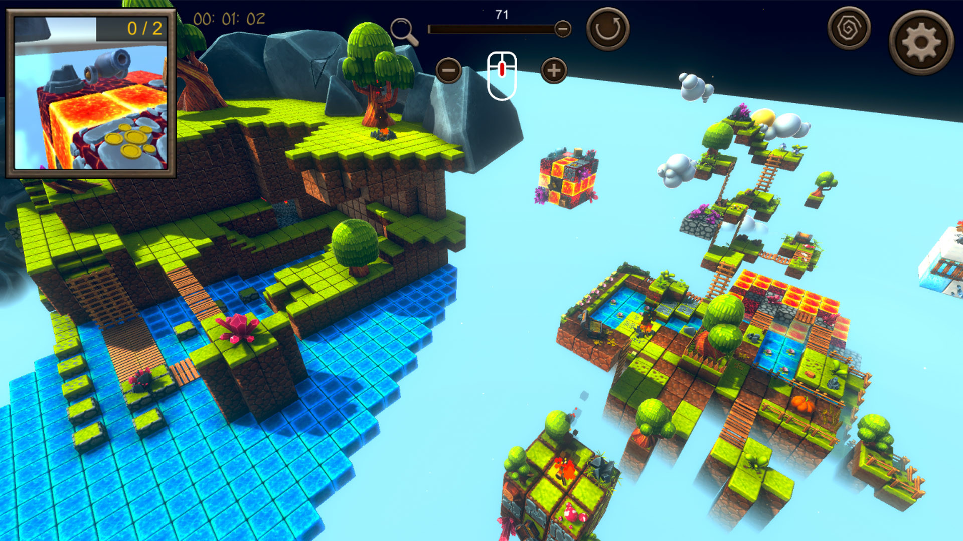 Hidden Cube World Top-Down 3D Free Download