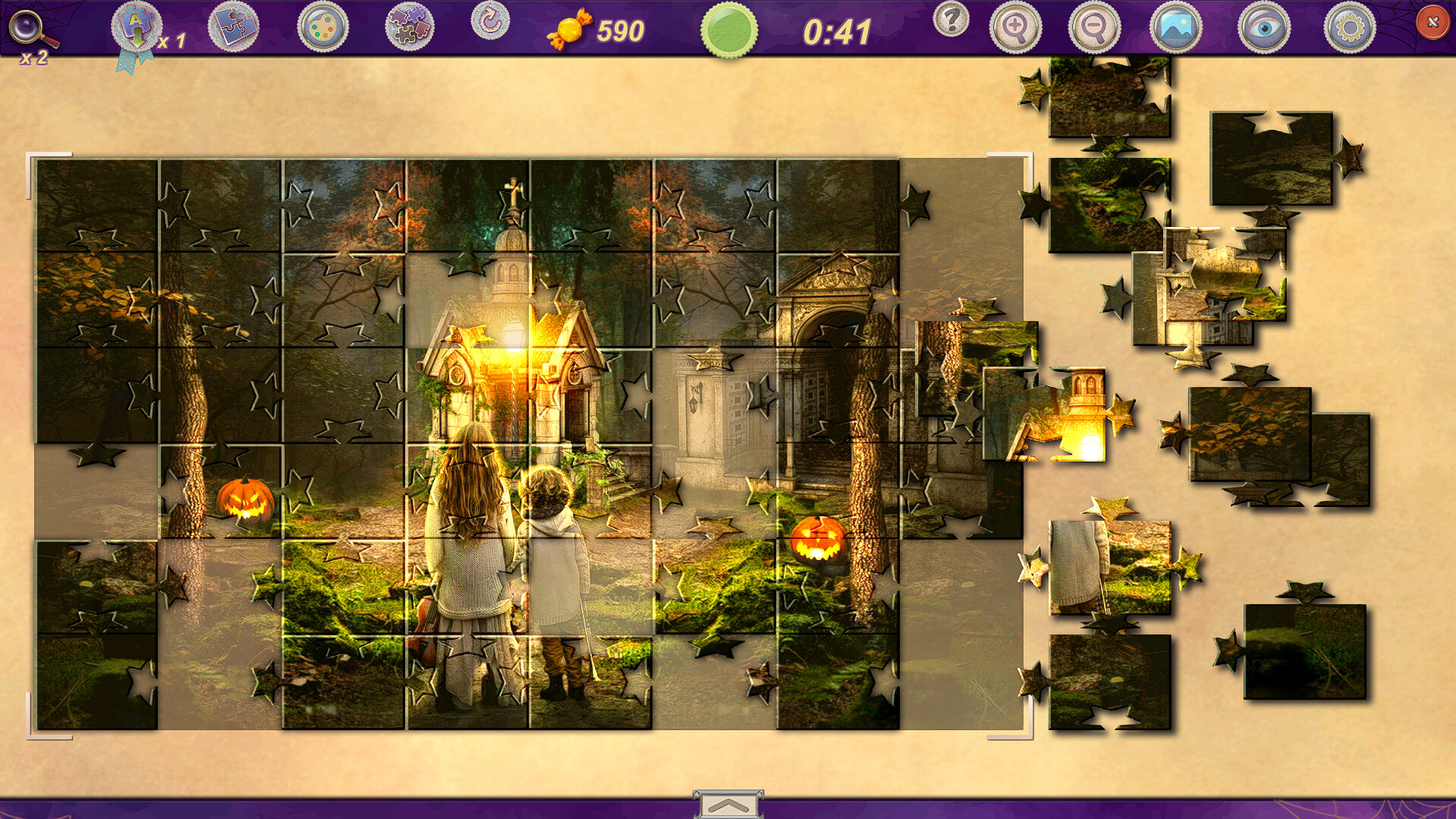 Sweet Holiday Jigsaws: Trick or Treat Free Download