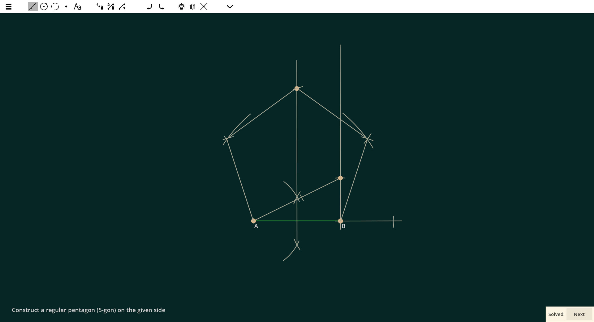 Ecocoru : Euclidean Constructions -- Compass & Ruler Free Download