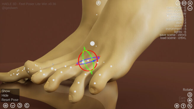 HAELE 3D - Feet Poser Pro Free Download