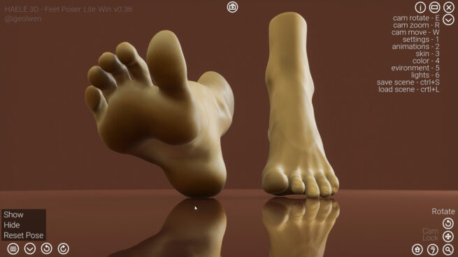 HAELE 3D - Feet Poser Pro Free Download