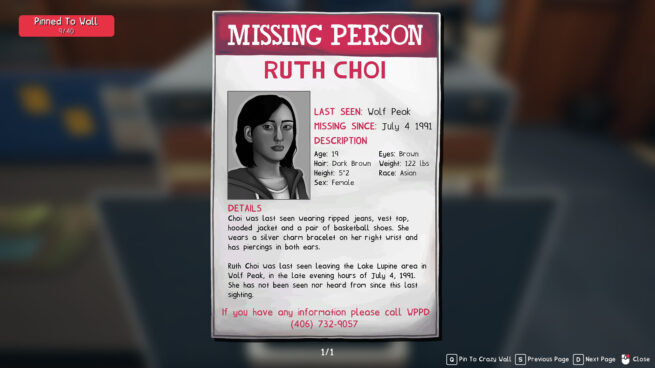 Wolf Peak: The Case of Ruth Choi Free Download